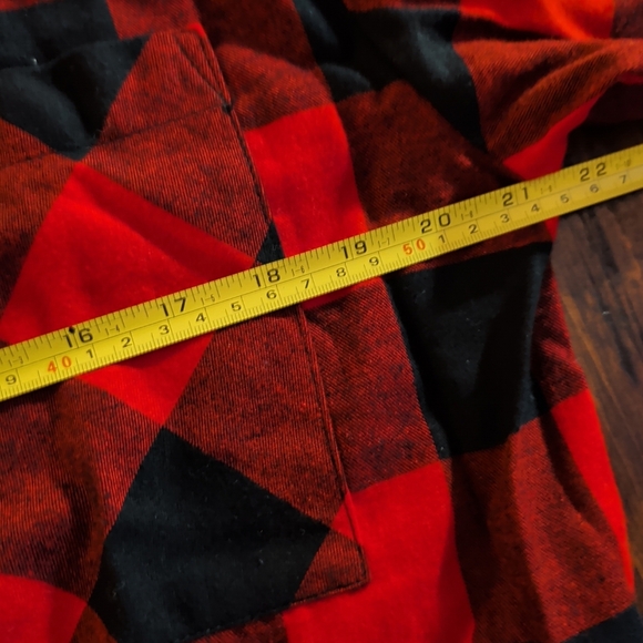 Auden Red and Black Buffalo Plaid Two-Piece Pajama Set Size S - New - Picture 5 of 11